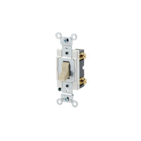 Leviton Toggle Switch 3A 24V Sp Tgl Ind Grd Ivory 12021-2I